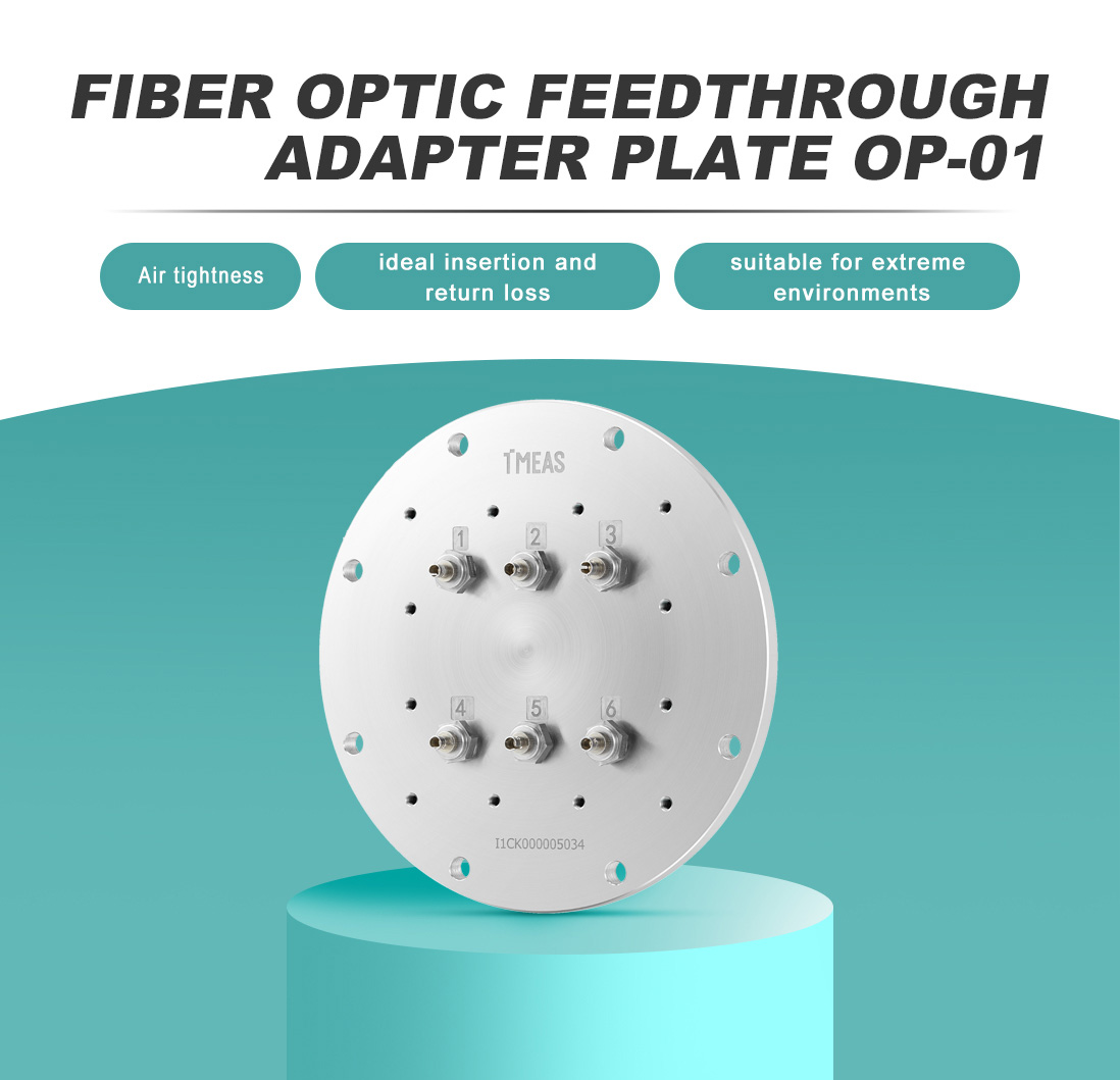 Fiber optic feedthrough adapter plate OP-01