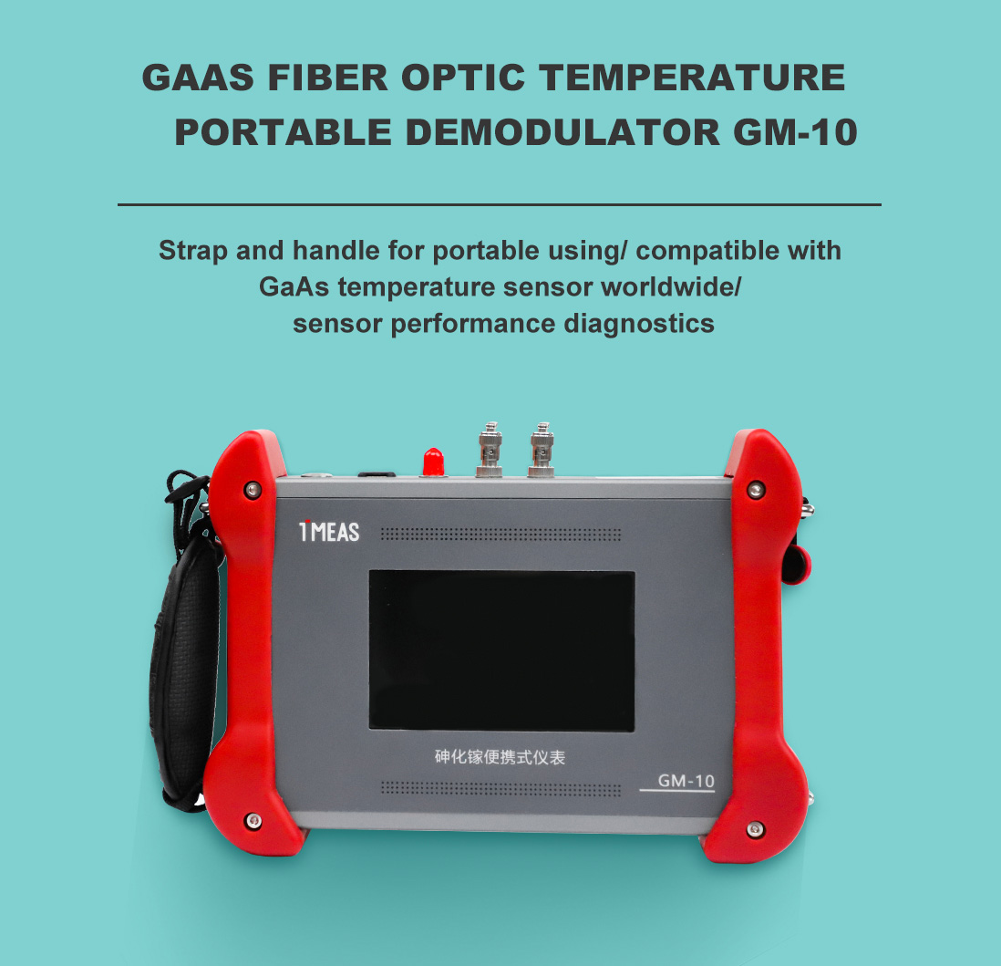 GaAs fiber optic temperature portable demodulator GM-10